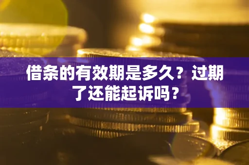 济南借条的有效期是多久？过期了还能起诉吗？