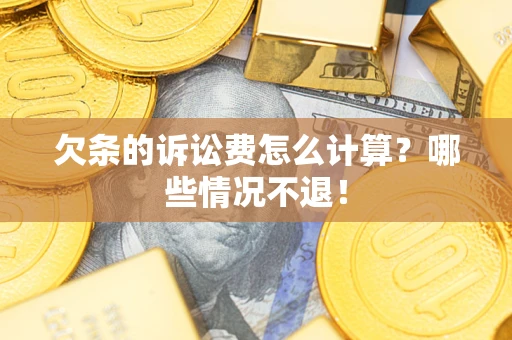 济南欠条的诉讼费怎么计算？哪些情况不退！