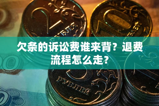 济南欠条的诉讼费谁来背？退费流程怎么走？
